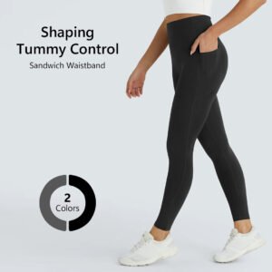 High Waisted Side Pocket Shaping Training 7/8 Leggings