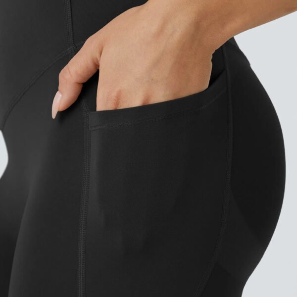 High Waisted Side Pocket Shaping Training 7/8 Leggings - Image 5