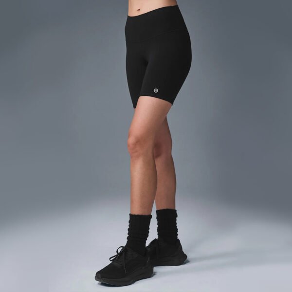 Tummy Control Cinched High Waisted Biker Short - Image 4