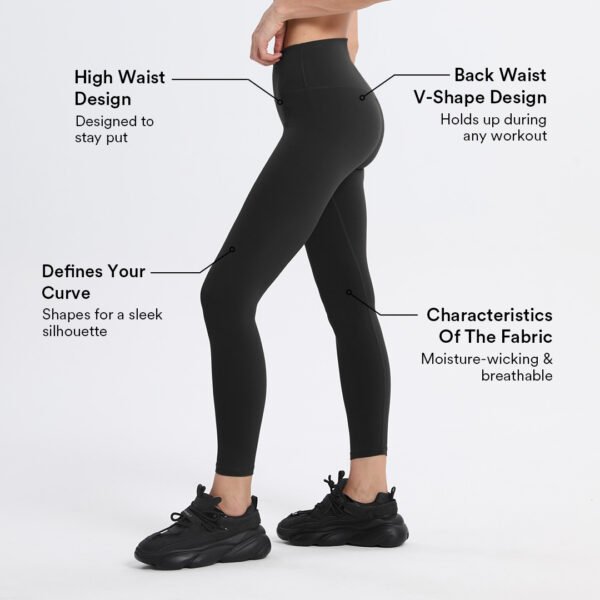 Turhmy Control Seamless High Waisted Yoga Leggings - Image 3